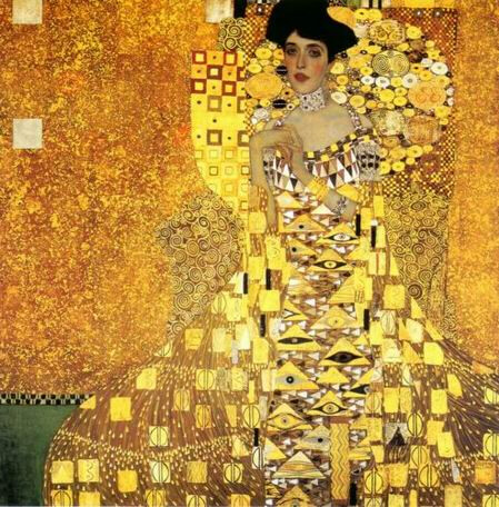 <i>Portrait of Adele Bloch-Bauer I</i>,<BR>Gustave Klimt